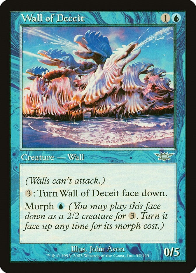 Image for Wall of Deceit (55) (LGN) - Magic: The Gathering