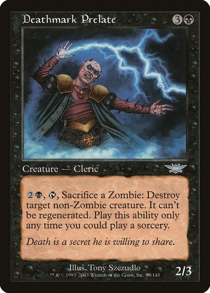 Image for Deathmark Prelate (65) (LGN) - Magic: The Gathering