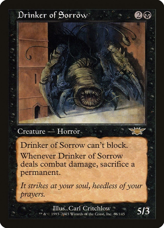 Image for Drinker of Sorrow (66) (LGN) - Magic: The Gathering