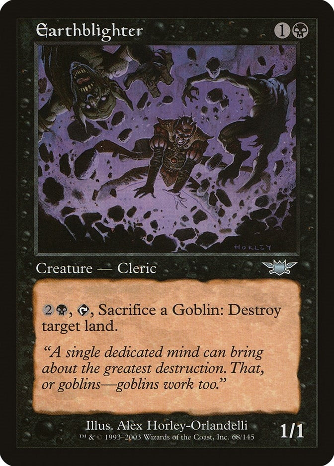 Image for Earthblighter (68) (LGN) - Magic: The Gathering
