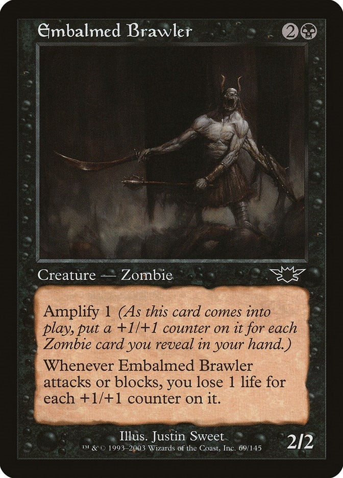 Image for Embalmed Brawler (69) (LGN) - Magic: The Gathering