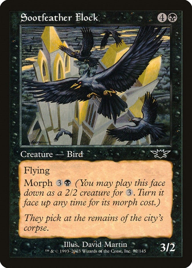 Image for Sootfeather Flock (82) (LGN) - Magic: The Gathering
