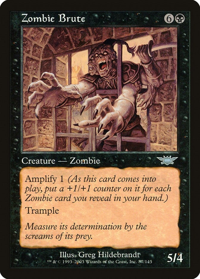 Image for Zombie Brute (87) (LGN) - Magic: The Gathering