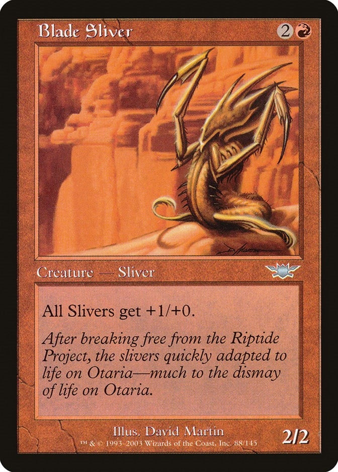 Image for Blade Sliver (88) (LGN) - Magic: The Gathering