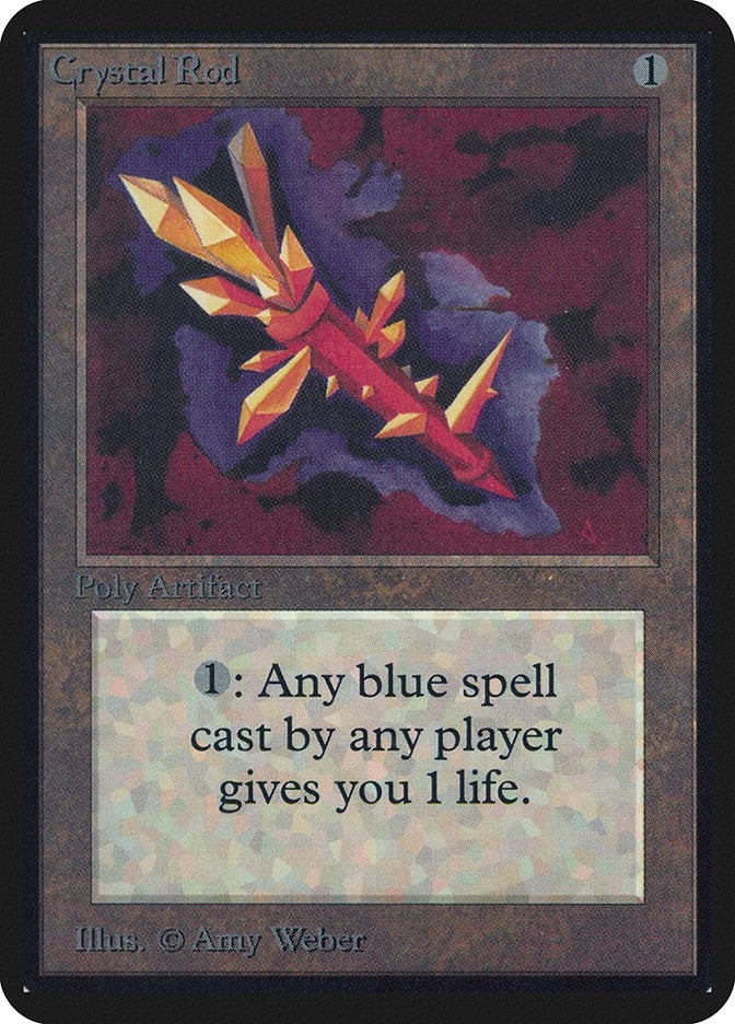 Image for Crystal Rod (LEA) - Magic: The Gathering