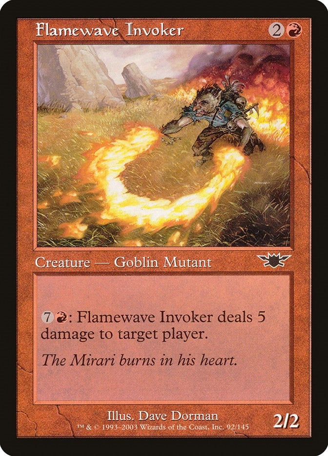 Image for Flamewave Invoker (92) (LGN) - Magic: The Gathering