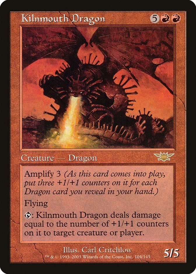 Image for Kilnmouth Dragon (104) (LGN) - Magic: The Gathering