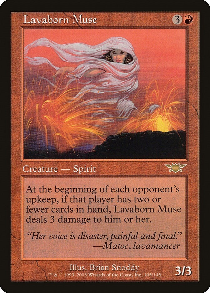 Image for Lavaborn Muse (105) (LGN) - Magic: The Gathering