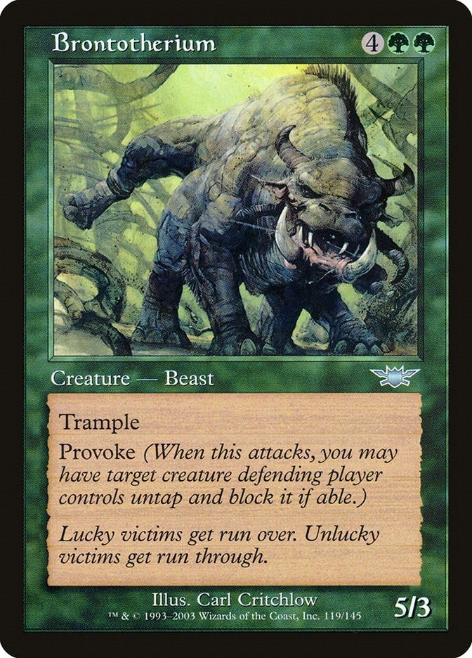 Image for Brontotherium (119) (LGN) - Magic: The Gathering