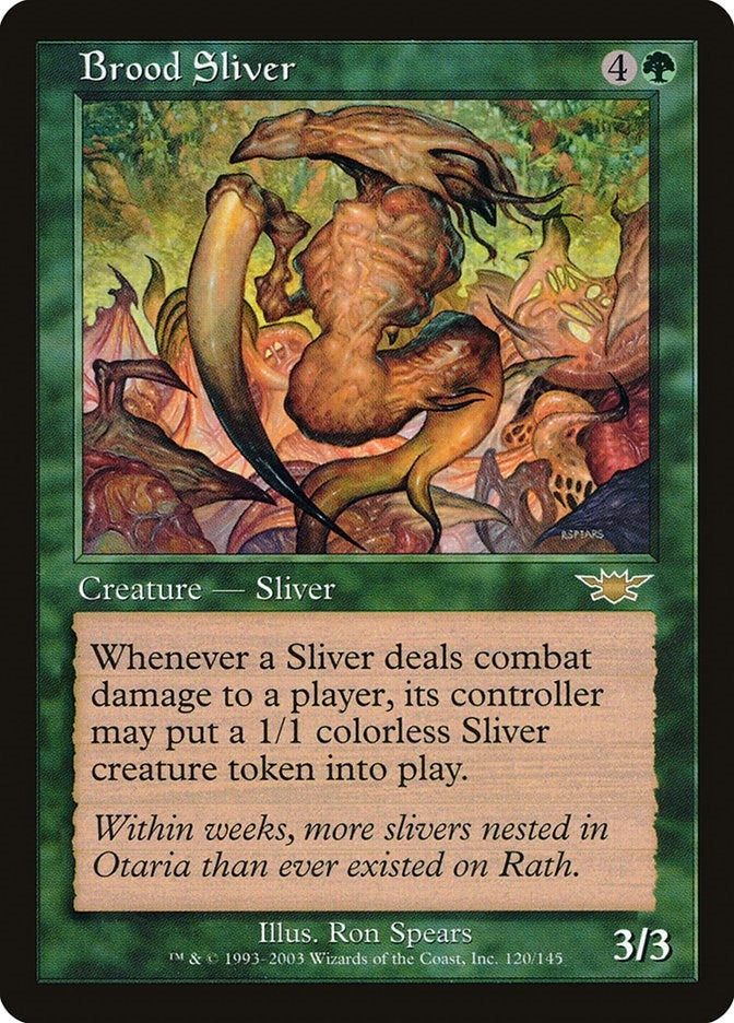 Image for Brood Sliver (120) (LGN) - Magic: The Gathering