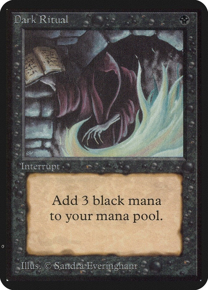 Image for Dark Ritual (LEA) - Magic: The Gathering