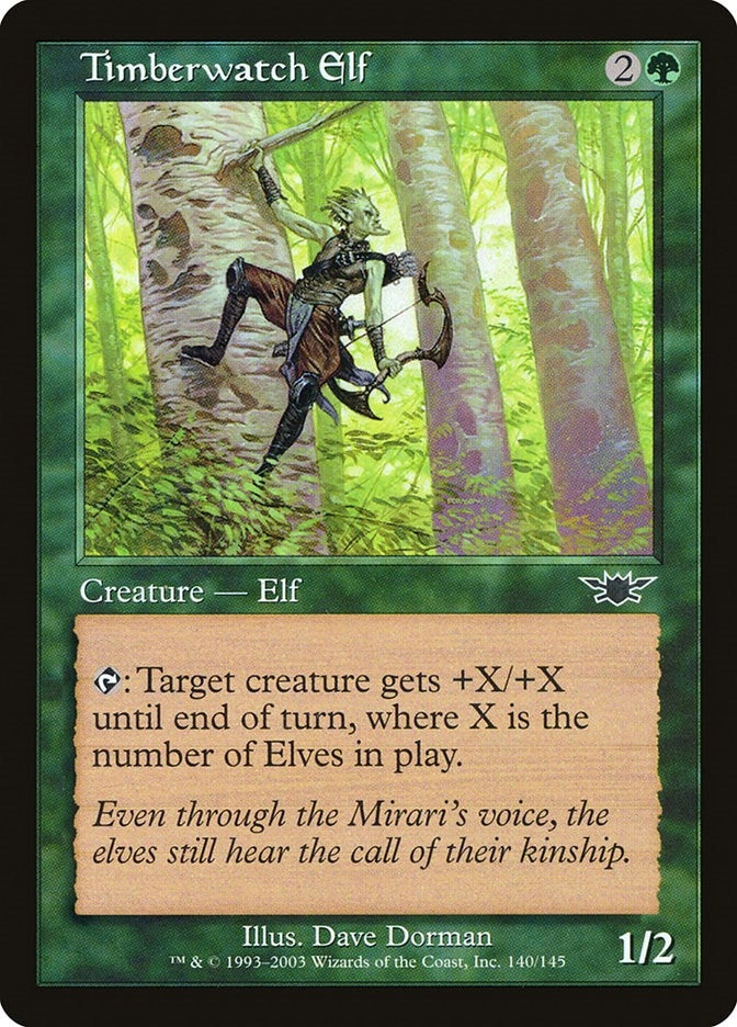 Image for Timberwatch Elf (140) (LGN) - Magic: The Gathering