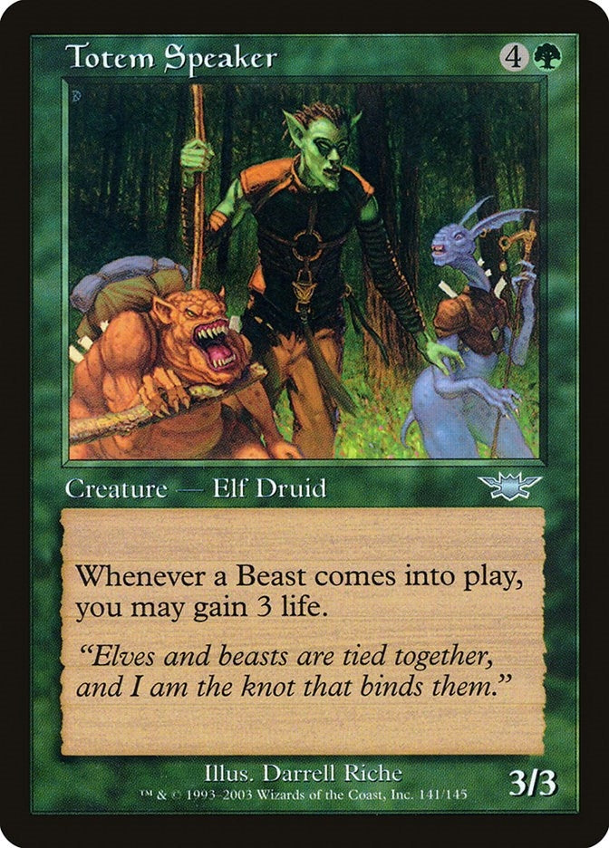 Image for Totem Speaker (141) (LGN) - Magic: The Gathering