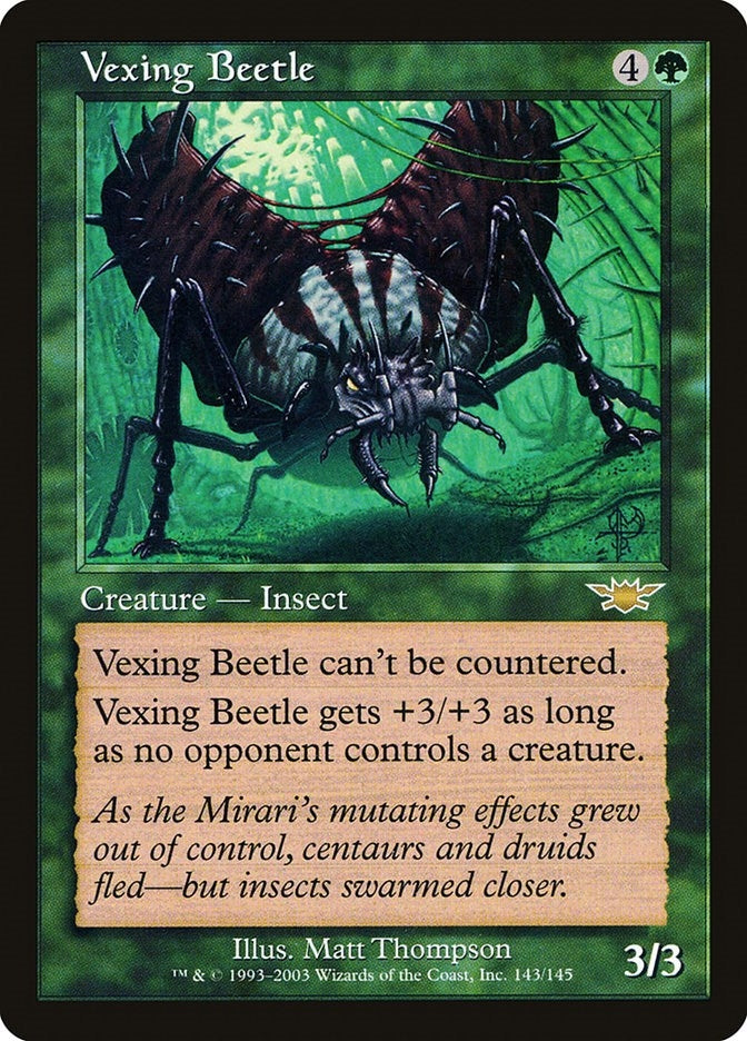 Image for Vexing Beetle (143) (LGN) - Magic: The Gathering