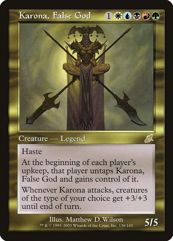 Image for Karona, False God (138) (SCG) - Magic: The Gathering