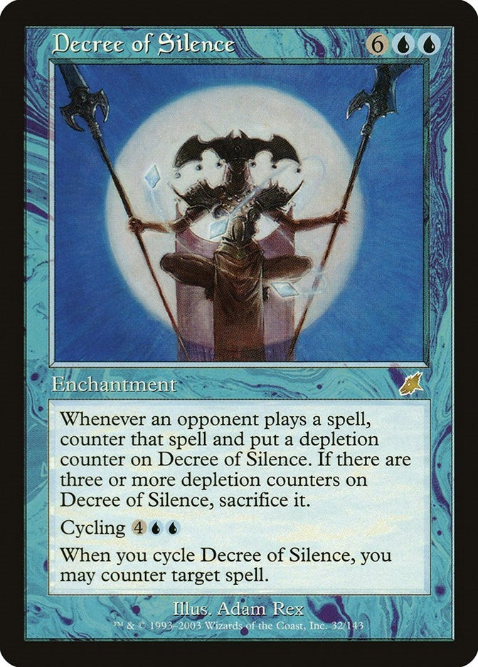 Image for Decree of Silence (32) (SCG) - Magic: The Gathering