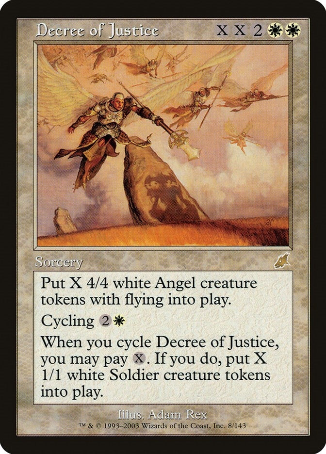 Image for Decree of Justice (8) (SCG) - Magic: The Gathering
