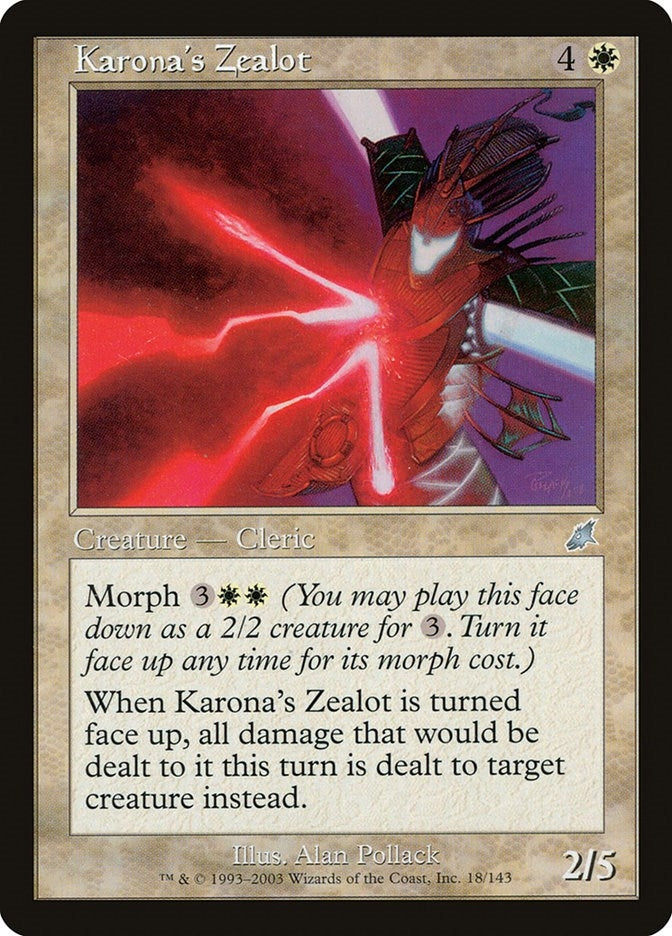 Image for Karona's Zealot (18) (SCG) - Magic: The Gathering