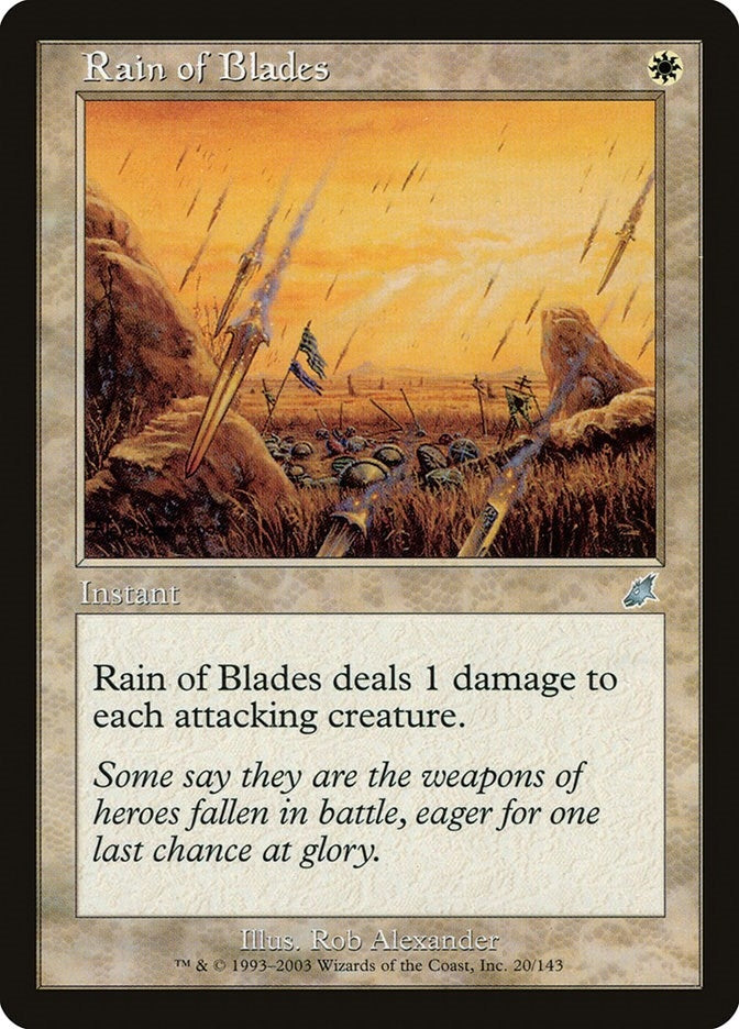Image for Rain of Blades (20) (SCG) - Magic: The Gathering