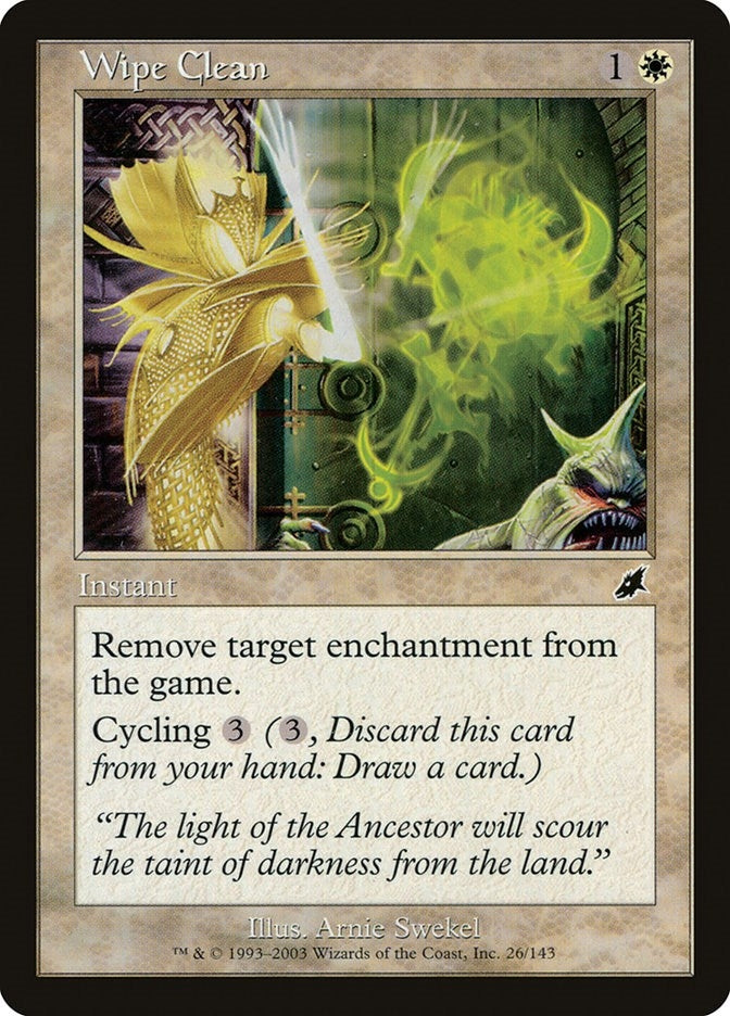 Image for Wipe Clean (26) (SCG) - Magic: The Gathering