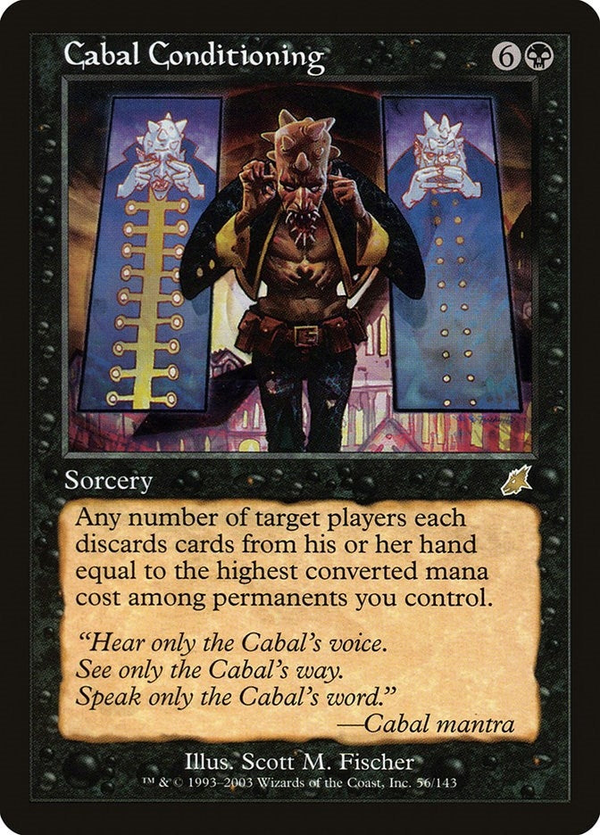 Image for Cabal Conditioning (56) (SCG) - Magic: The Gathering