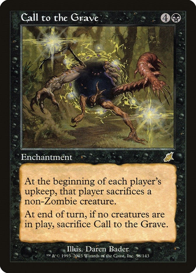 Image for Call to the Grave (58) (SCG) - Magic: The Gathering