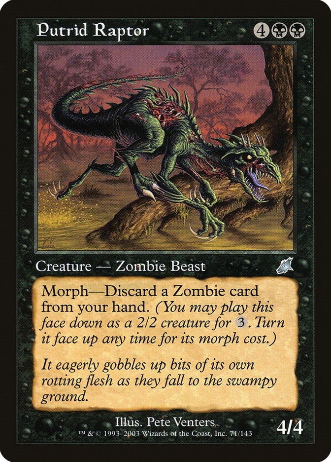 Image for Putrid Raptor (71) (SCG) - Magic: The Gathering