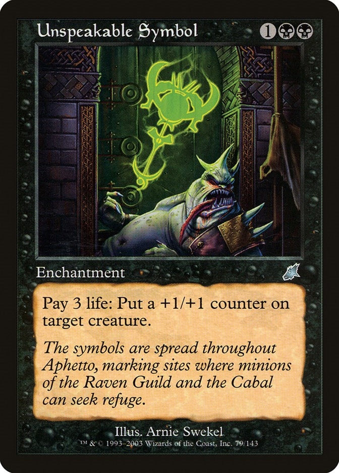 Image for Unspeakable Symbol (79) (SCG) - Magic: The Gathering