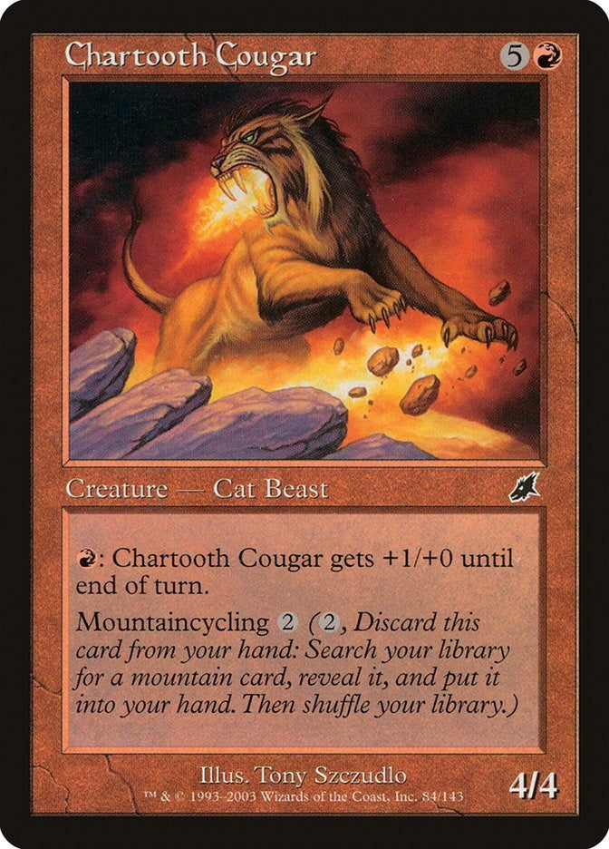 Image for Chartooth Cougar (84) (SCG) - Magic: The Gathering