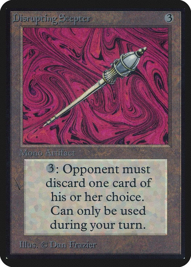 Image for Disrupting Scepter (LEA) - Magic: The Gathering
