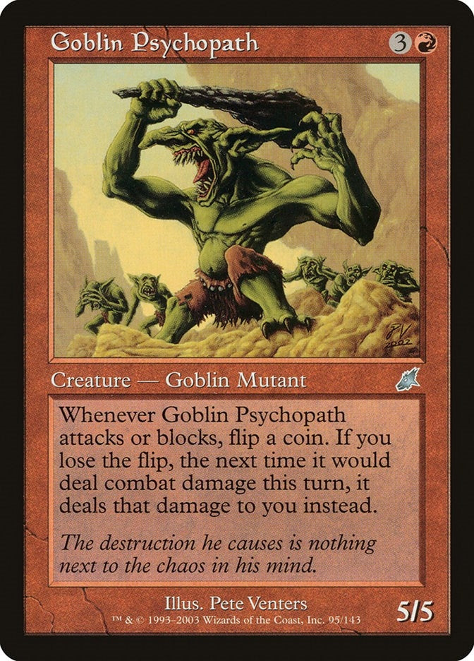 Image for Goblin Psychopath (95) (SCG) - Magic: The Gathering
