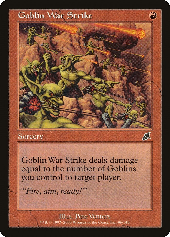 Image for Goblin War Strike (96) (SCG) - Magic: The Gathering