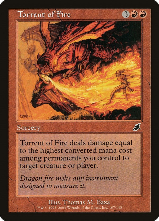 Image for Torrent of Fire (107) (SCG) - Magic: The Gathering