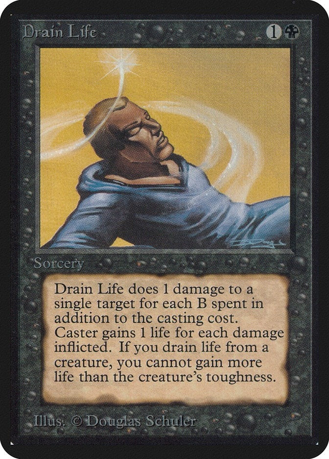 Image for Drain Life (LEA) - Magic: The Gathering