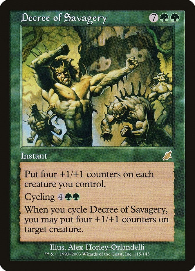 Image for Decree of Savagery (115) (SCG) - Magic: The Gathering