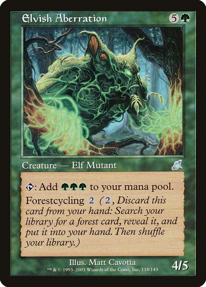 Image for Elvish Aberration (118) (SCG) - Magic: The Gathering