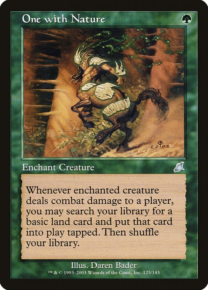 Image for One with Nature (125) (SCG) - Magic: The Gathering