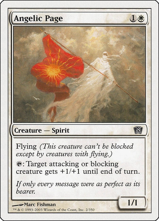 Image for Angelic Page (2) (8ED) - Magic: The Gathering