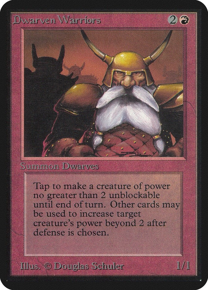 Image for Dwarven Warriors (LEA) - Magic: The Gathering