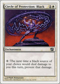 Image for Circle of Protection: Black (10) (8ED) - Magic: The Gathering