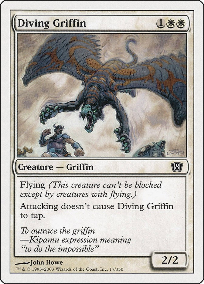 Image for Diving Griffin (17) (8ED) - Magic: The Gathering