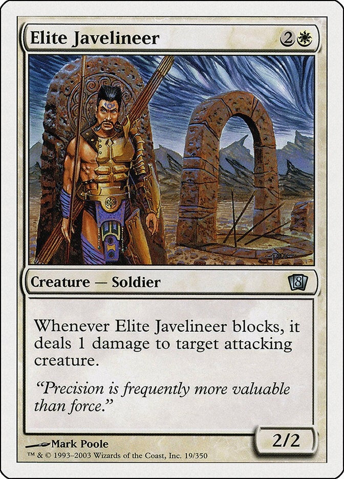 Image for Elite Javelineer (19) (8ED) - Magic: The Gathering