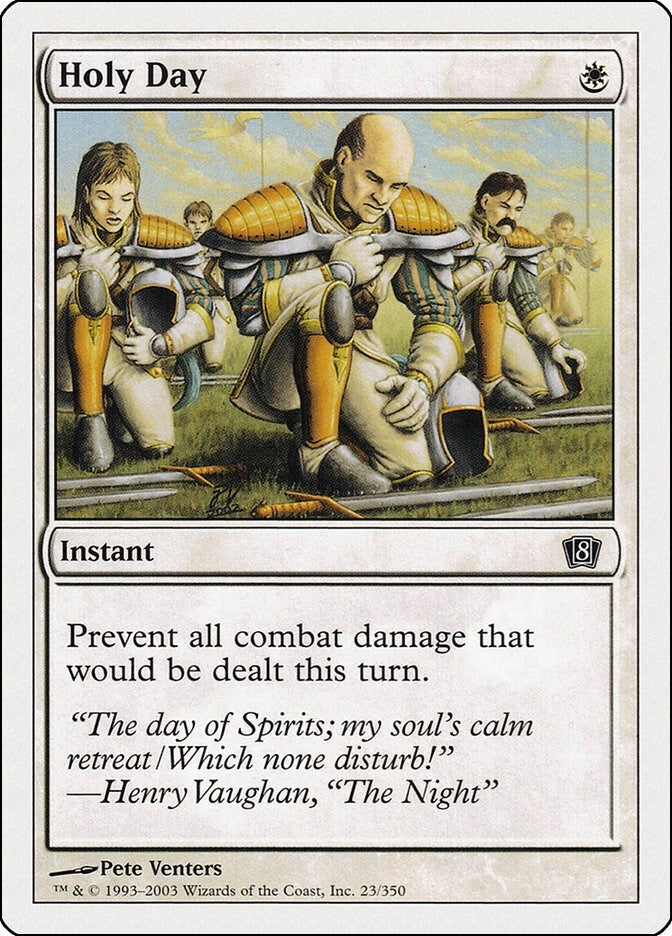 Image for Holy Day (23) (8ED) - Magic: The Gathering