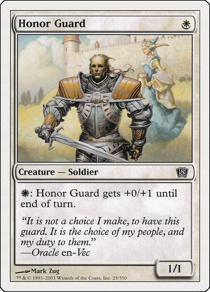 Image for Honor Guard (25) (8ED) - Magic: The Gathering