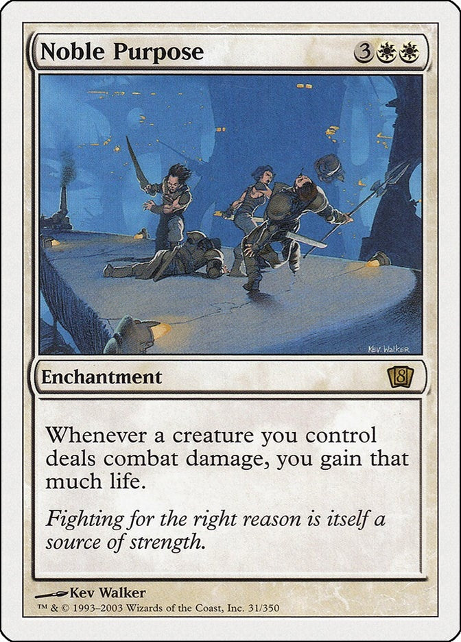 Image for Noble Purpose (31) (8ED) - Magic: The Gathering