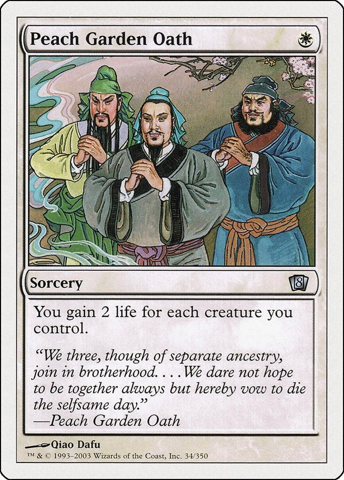 Image for Peach Garden Oath (34) (8ED) - Magic: The Gathering