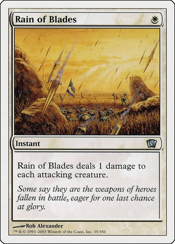 Image for Rain of Blades (35) (8ED) - Magic: The Gathering