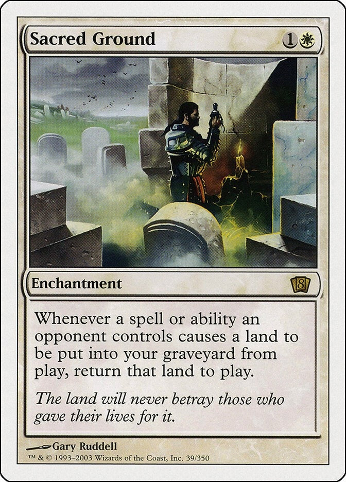 Image for Sacred Ground (39) (8ED) - Magic: The Gathering