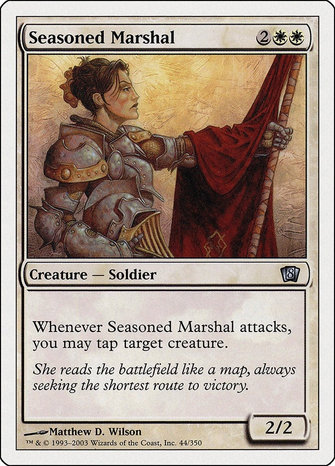 Image for Seasoned Marshal (44) (8ED) - Magic: The Gathering