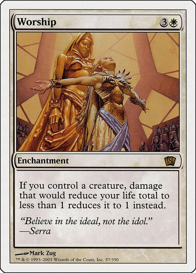 Image for Worship (57) (8ED) - Magic: The Gathering